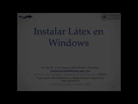 Instalar Látex en Windows y configuración con TexStudio