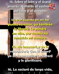 89K views · 2.4K reactions | Salmo 91 - Morando bajo la sombra del Omnipotente (Con Letra)‍♀️- Oraciones Poderosa #OracionPoderosa #OracionesMilagrosas #SanJose #SanMiguelArcange #SanCipriano #VirgenMaría #María | Dios Es Bueno | Facebook