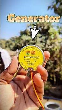 Smallest generator #synchronousmotor