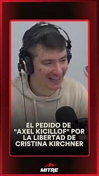 "Axel Kicillof's" plea for the freedom of Cristina Kirchner
