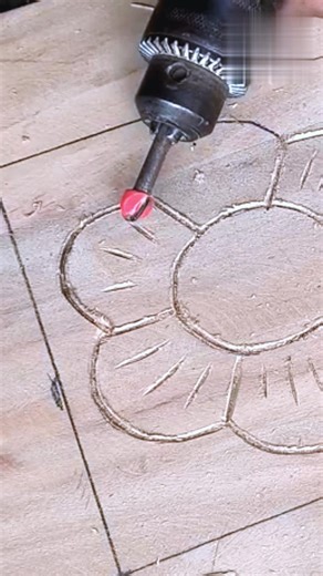 Easy wooden carving design project cutting tips 🌻 tricks for router bits #make #design #tricks