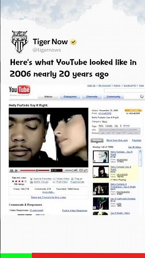 Here’s what YouTube looked like in 2006, nearly 20 years ago