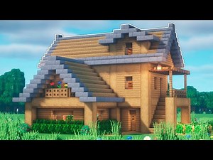 Minecraft: How To Build a Starter Oak House