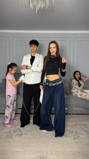 Aruzhan Mambetali and bro Erkanat | Аружан Мамбетали | #aruzhanm #mambetaliaruzhan #dance #trend