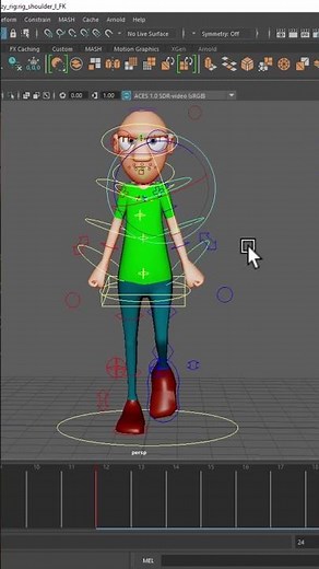 Animate Angry Walk Cycle Fast! 💥 #mayatips