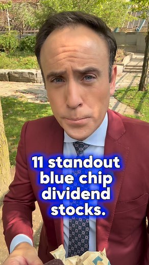 18K views · 673 reactions | Blue chip stocks that rank high for dividends. #stocks #investing #tickertake | Jon Erlichman | Facebook