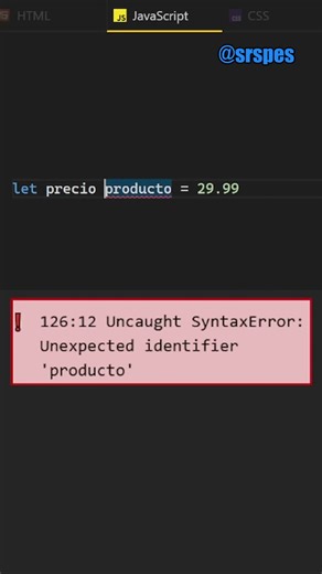 Reglas para nombrar las variables en JavaScript