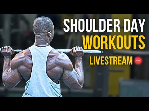 Watch Me Train Shoulders – Full Shoulders Workout Exercise Livestream| STAN OBI LIVESTREAM