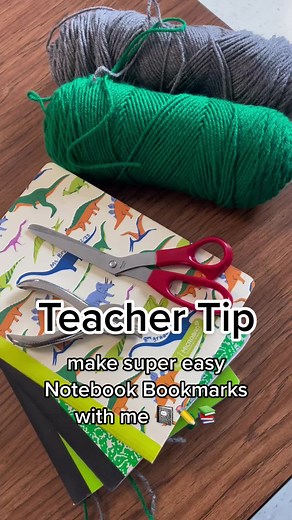 DIY Notebook Bookmarks | Easy Teacher Tip