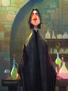 Severus Snape Fan Art - Kristina Vardazaryan