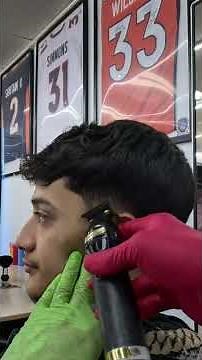 High taper on sides, low taper on the back