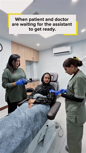 Patient and Doctor's Wait for Procedure Assistance
