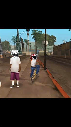 CJ 😈 vs gangster fighting #gaming #shorts