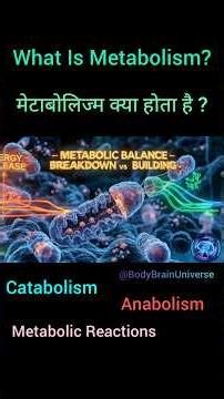 Metabolism Kya Hota Hai? Fat Burn Ya Body Build? | Catabolism vs Anabolism Explained