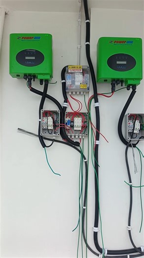 power one 10 kb system inverter and solar system #solarsystem #solarpower #solar