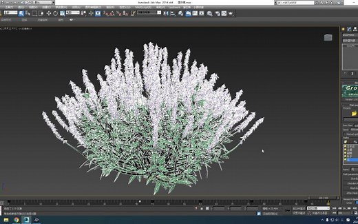 GrowFX制作植物生长动画 3Dmax植物生长动画