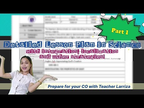 Detailed Lesson Plan in Science: How to get a perfect score in CO for Teacher I-III? | DepEd Matatag