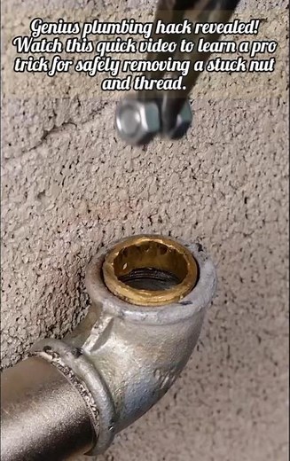 Stuck Nut Easy Removal Trick.