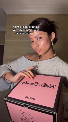 Night Skincare Routine with Cosmetic Jolse December Box
