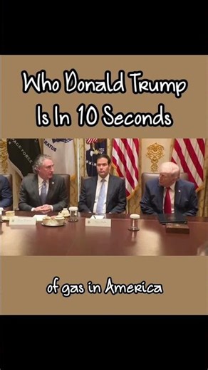 Trump in 10 seconds...