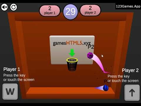 Basket Ball For Two Player Gameplay & Walkthrough | Free at 123Games.App
