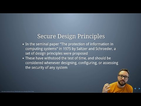 Secure Design Principles