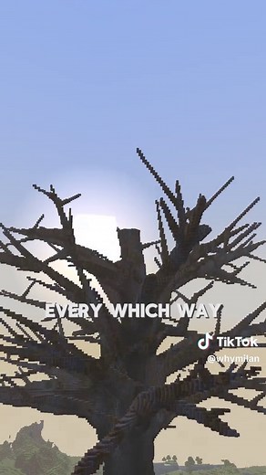 Creating the Erd Tree in Minecraft with 100,000 Blocks