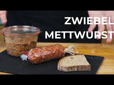 Zwiebelmettwurst - A Classic German Spread With Onions