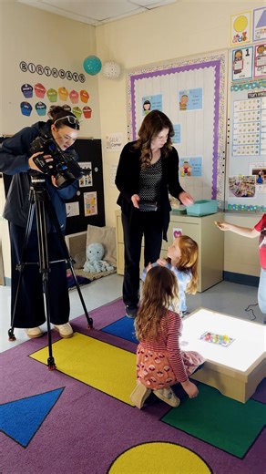 🎥 Sherrard Elementary Kindergarten is on the news! Catch the 4:30 p.m. story on Local 4 News WHBF TV by reporter Riley Hemmer, featuring our kindergarten teachers and staff and the Hitchcock family’s light table donation in honor of the late Carolyn Hitchcock, Sherrard Elementary’s first kindergarten teacher. Her impact continues to shape learning for our littlest Tigers. 💜✨ See the story here! 👉 https://www.ourquadcities.com/news/local-news/sherrard-elementary-school-gets-bright-addition-in-