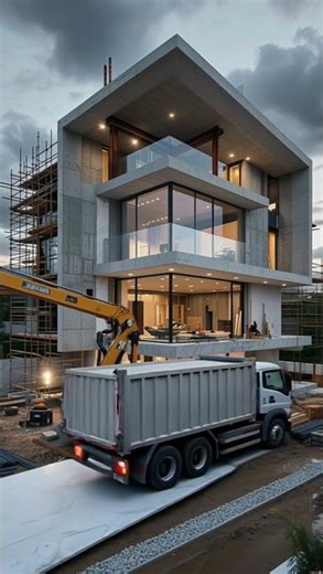 From Empty Land to Dream Home in USA #viral #shorts #modernbuilding