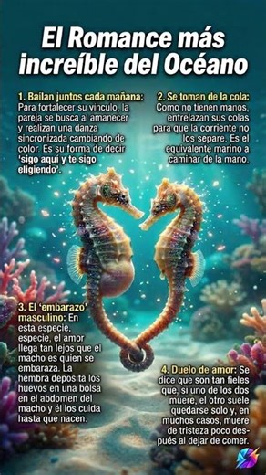 El amor de los Caballitos de Mar es el más fiel 🥺