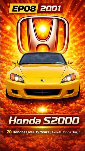 The 2001 Honda S2000 (Spa Yellow) | Gen-X Honda Origin Story