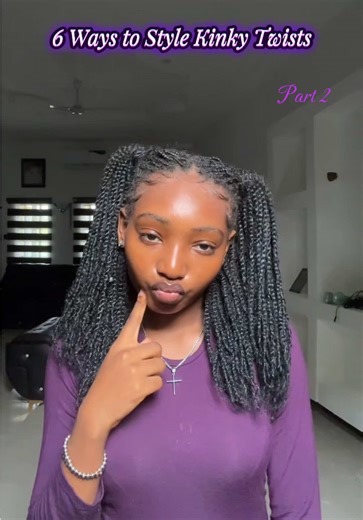 How to Style Kinky Twists: Part 2 Hair Tutorial