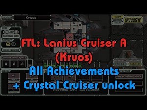 Steam Community :: Video :: FTL: Lanius A (Kruos) - All Achievements & Crystal Cruiser unlock [Playthrough/No Commentary]