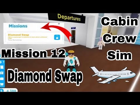 Diamond Swap Mission In Cabin Crew Simulator (Roblox)
