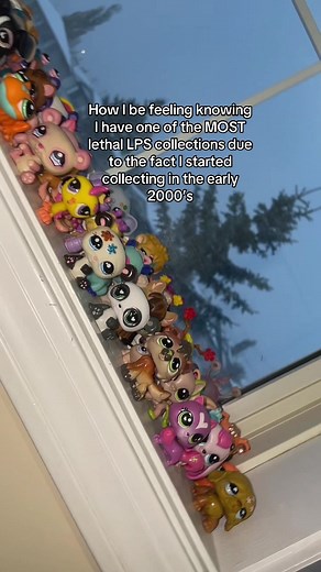Wait for the end to see how LONG this lineup is (and yes im aware people have WAY more rare LPS than i do, let alone a bugger collection, i just have a fee rare babies from the 2000s)🙏🏻💕 #lps #trend #funny #LITTLESTPETSHOP #LPS #foryou #collection #littlestpetshop #fyp
