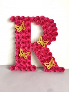 60K views · 1.7K reactions | 3D Letter Decor ideas | How to make 3D letter | MASS Art and Craft | Facebook