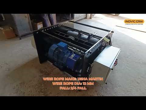 7.5 Ton Electric Wire Rope Hoist | 6 Mtr Lift | 2/4 Fall | BBL Motor | Inovic Gearbox