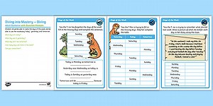 Year 1 Diving into Mastery: Step 2 Days of the Week Activity Cards