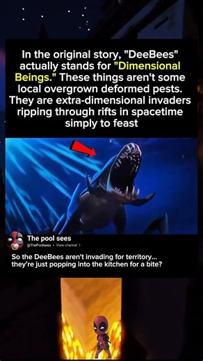 The DeeBees actually stand for Dimensional Beings...