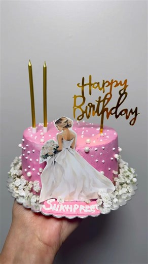 ✨ Strawberry Dream Cake 🌸🍓 | 100% Eggless Homemade Beauty | CakesNThoughts Brampton 💕