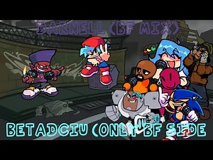 "rap" Darnell (Bf mix) but every turn another character sing it (only bf side) (BETADCIUS 2025 #4)
