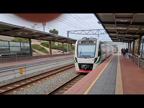Transperth B Series Sets 105 + 122 Arrive into Wellard
