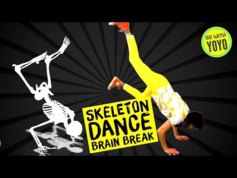 The Skeleton Dance | Exercise for Kids | Halloween Brain Break 💀