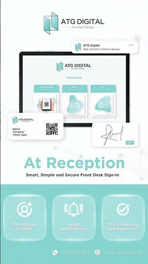 At Reception: Smart Visitor Management