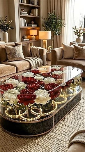 I Turned Roses Into a Luxury Resin Table 🌹✨