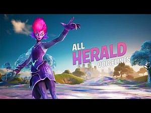 All The Herald Boss Voicelines in Fortnite Chapter 3 Season 4 - Fortnite Bosses Voicelines