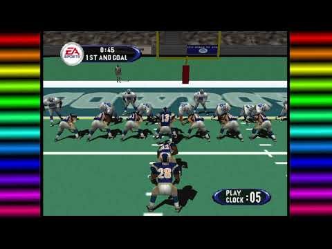 Madden NFL 2002 2001 N64 Live (Rams @ Cowboys)