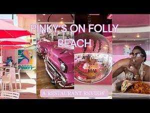Pinky’s Folly Beach Vlog | Pink Cars, Seafood, Games & Fun Beach Vibes
