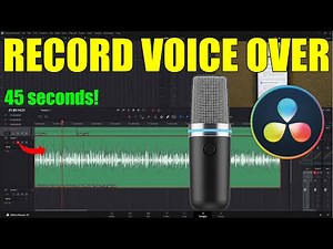 How to Record Voice Over in DaVinci Resolve 2026 | Quick & Easy Tutorial